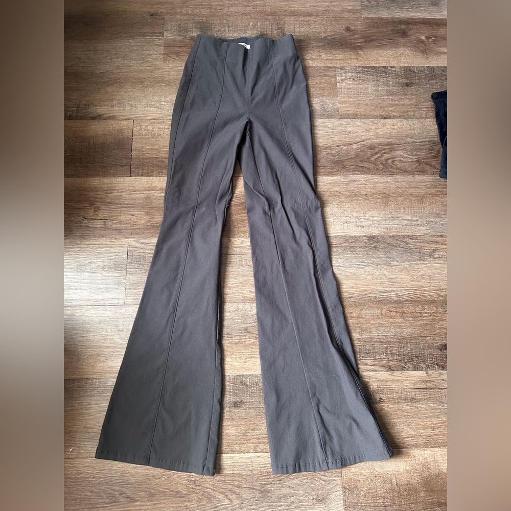 Women's Gray Flared Pants